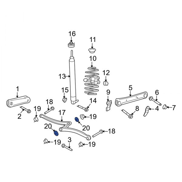 Suspension Track Bar Washer