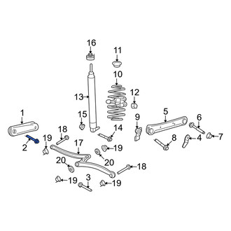 Mercury OE - Rear Upper Suspension Control Arm Bolt