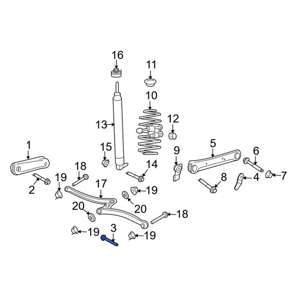 Suspension Control Arm Bolt