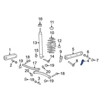 Mercury OE - Rear Upper Suspension Control Arm Nut