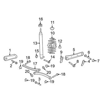 Mercury OE - Rear Suspension - Suspension Components (Coil Spring)