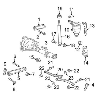 Mercury OE - Rear Suspension - Suspension Components (Air Spring)