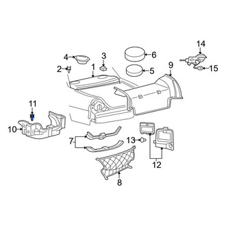 Mercury OE - Bumper Cover Retainer