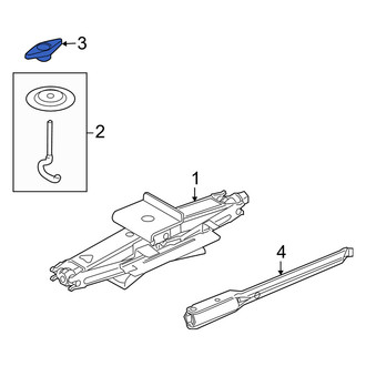 Mercury OE - Spare Tire Nut