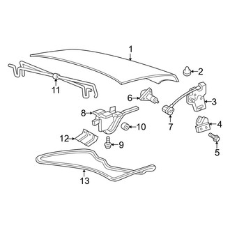 Mercury OE - Trunk Lid - Lid & Components