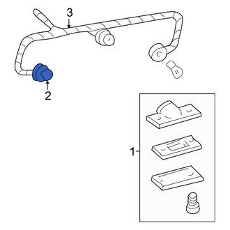 Mercury OE - Rear License Plate Light Bulb