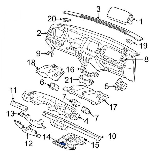 Instrument Panel Ashtray