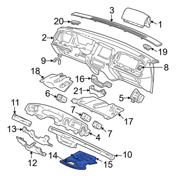 Instrument Panel Ashtray