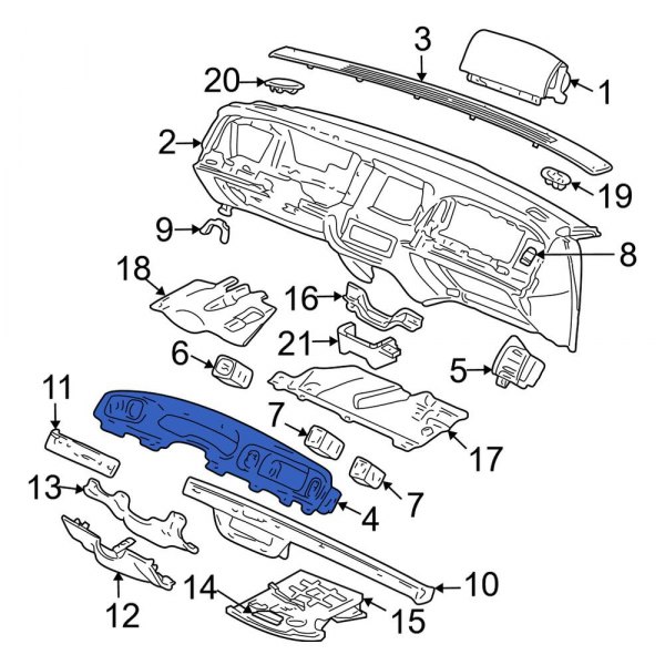 Instrument Cluster Bezel