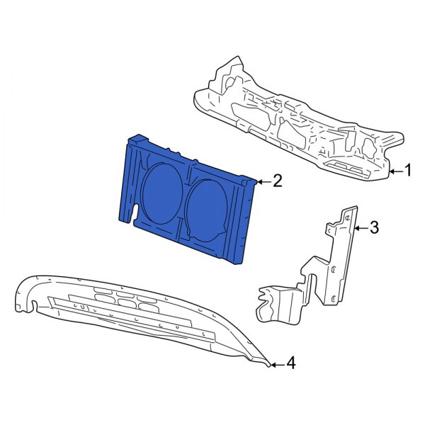 Radiator Support Panel