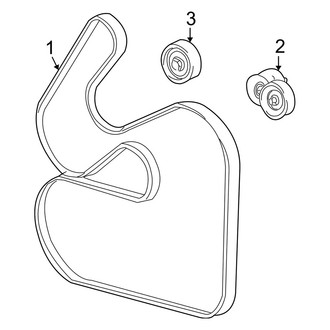 Mercury OE - Cooling - Belts & Pulleys (U Engine VIN Character)