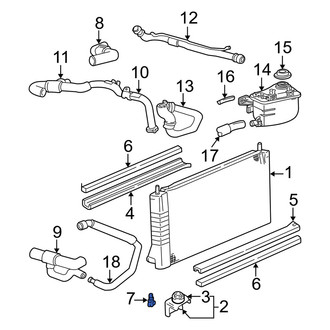 Mercury OE - Radiator Drain Plug
