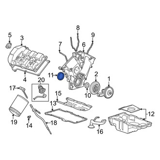 Mercury OE - Rear Engine Crankshaft Seal