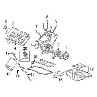 Mercury OE - Engine Oil Drain Plug