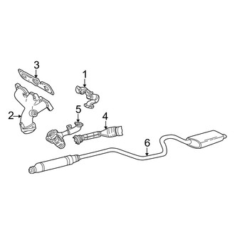 Mercury OE - Exhaust System - Exhaust Components (LS Premium)
