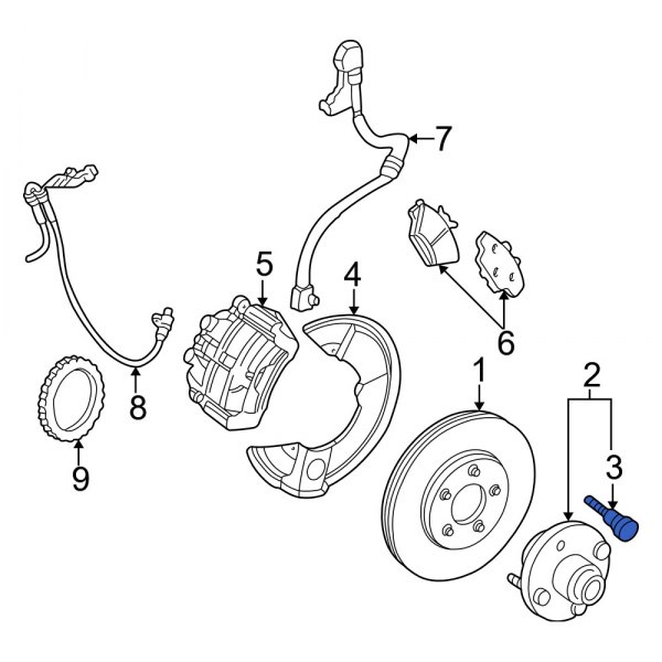 Wheel Lug Stud