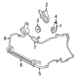 Mercury OE - Power Steering Reservoir Cap