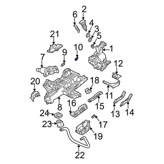 Mercury OE - Steering Column Housing Insulator