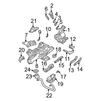 Mercury OE - Steering Column - Housing & Components