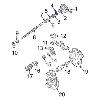 Mercury OE - Steering Column Bearing Retaining Ring