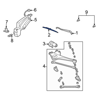 Mercury OE - Front Left Wiper Blade