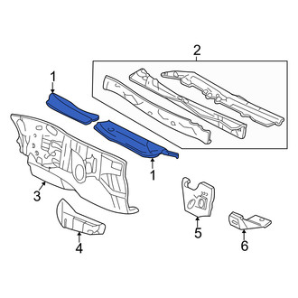 Mercury OE - Left Cowl Cover
