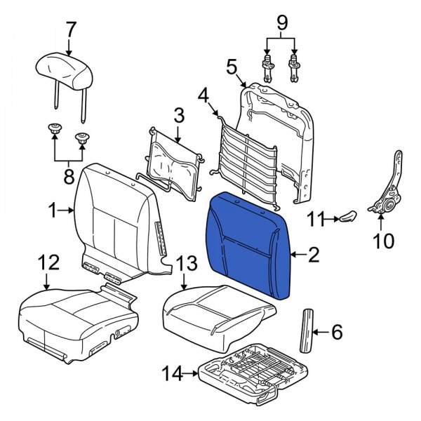 Seat Back Cushion