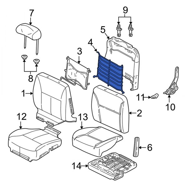 Seat Lumbar Support Cushion