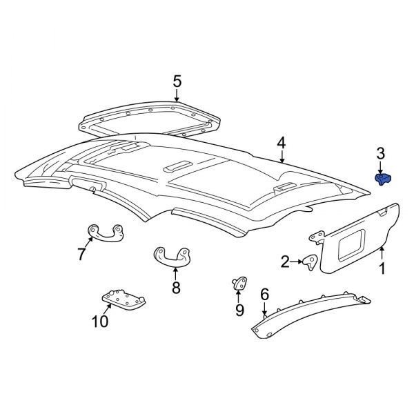 Sun Visor Clip