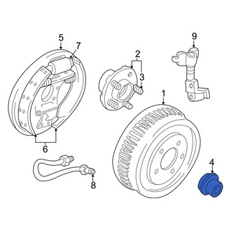 Mercury OE - Rear Wheel Bearing Dust Cap