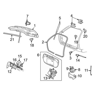 Mercury OE - Lift Gate - Gate & Hardware (Wagon)