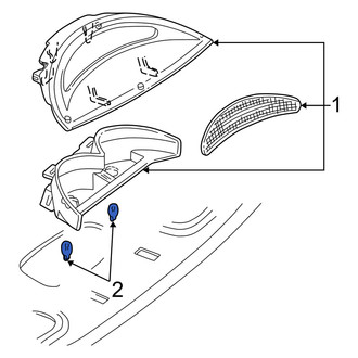 Mercury OE - Center High Mount Stop Light Bulb