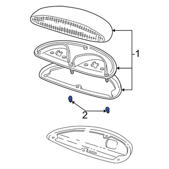 Mercury OE - Center High Mount Stop Light Bulb