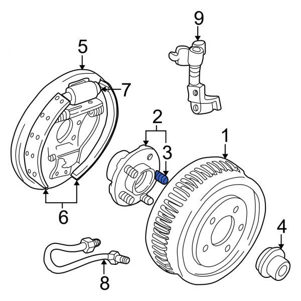 Wheel Lug Stud