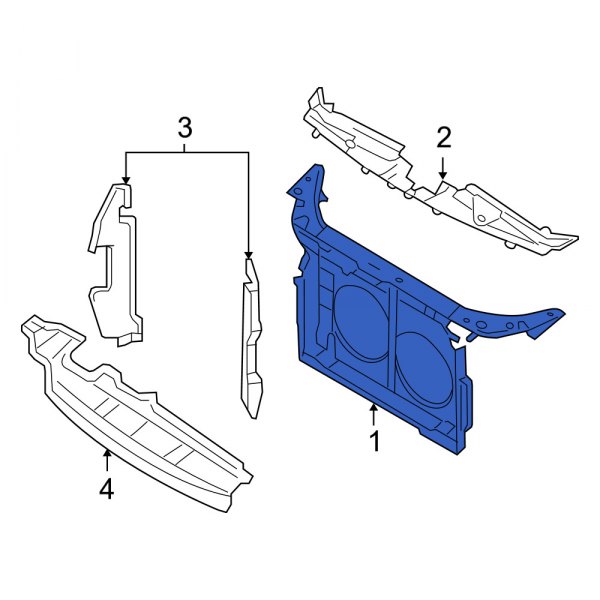 Radiator Support Panel