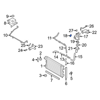 Mercury OE - Engine Coolant Thermostat Gasket