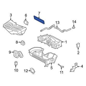 Mercury OE - Cabin Air Filter Cover