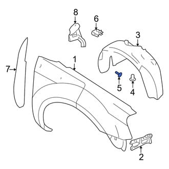 Mercury OE - Bumper Cover Retainer
