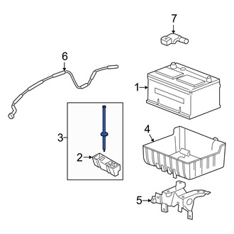 Mercury OE - Battery Hold Down