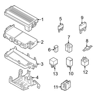 Mercury OE - Electrical Components (Engine Compartment)