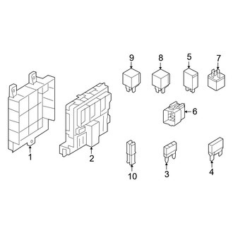 Mercury OE - Electrical Components (Under Instrument Panel)