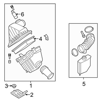 Mercury OE - Engine / Transaxle - Air Intake