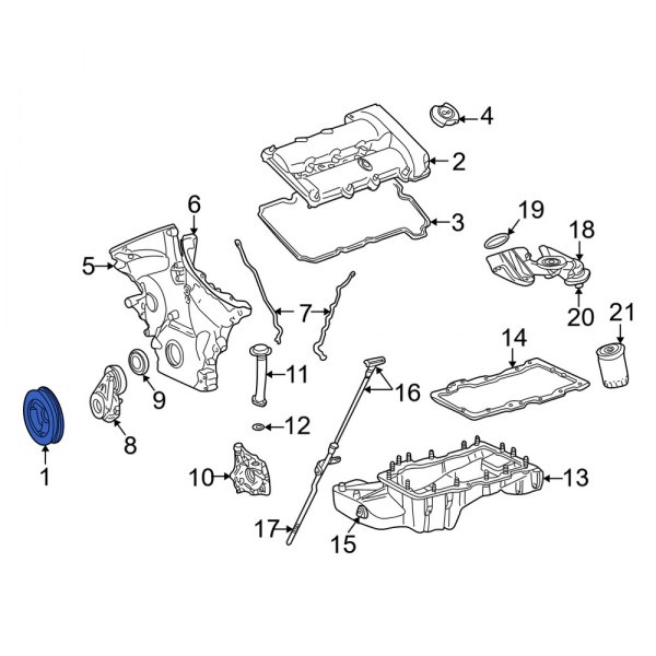 Engine Crankshaft Pulley