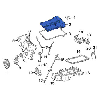Mercury OE - Right Engine Valve Cover