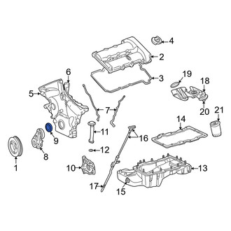 Mercury OE - Rear Engine Crankshaft Seal