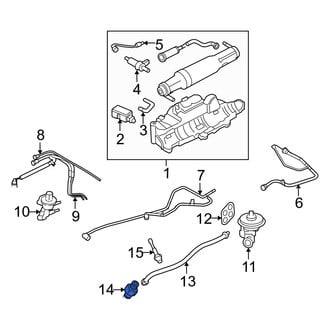 Mercury OE - Exhaust Gas Recirculation (EGR) Tube Adapter