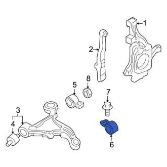 Mercury OE - Front Left Rearward Suspension Control Arm Bushing
