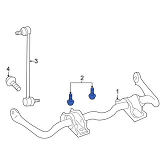 Mercury OE - Front Suspension Stabilizer Bar Bracket Bolt