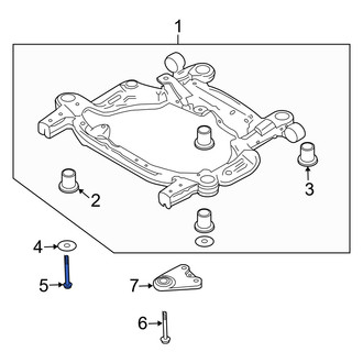 Mercury OE - Suspension Crossmember Bolt