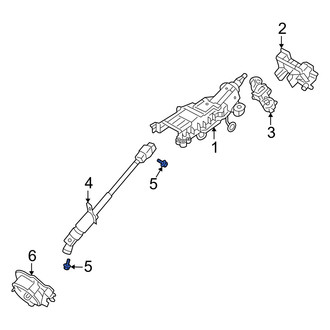 Mercury OE - Steering Shaft Bolt